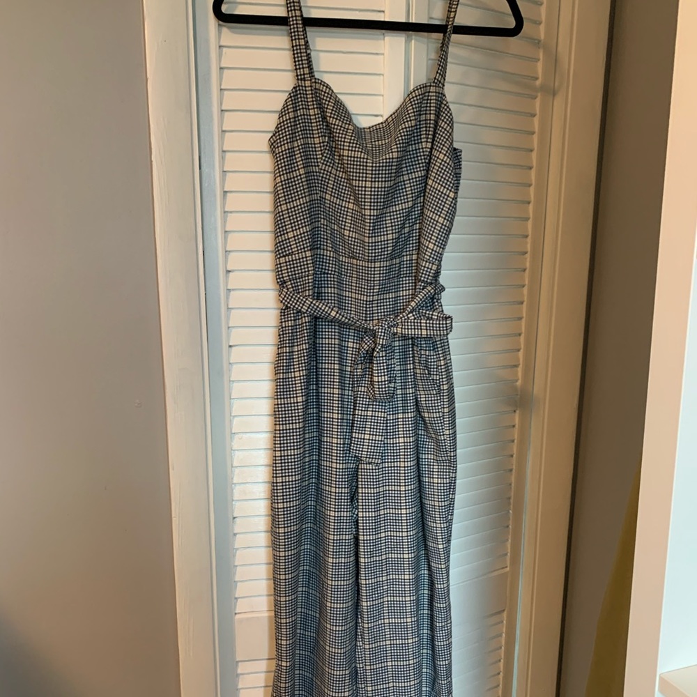 NWT Plaid Abercrombie Jumpsuit